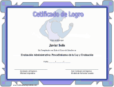 Certificado de Logro