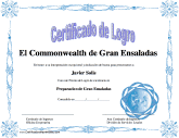 Certificado de Logro