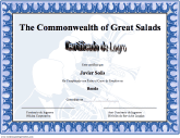 Certificado de Logro en Banda