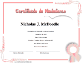 Certificado de Nacimiento