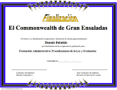 Finalizacíon
