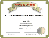 Premio de Dirección